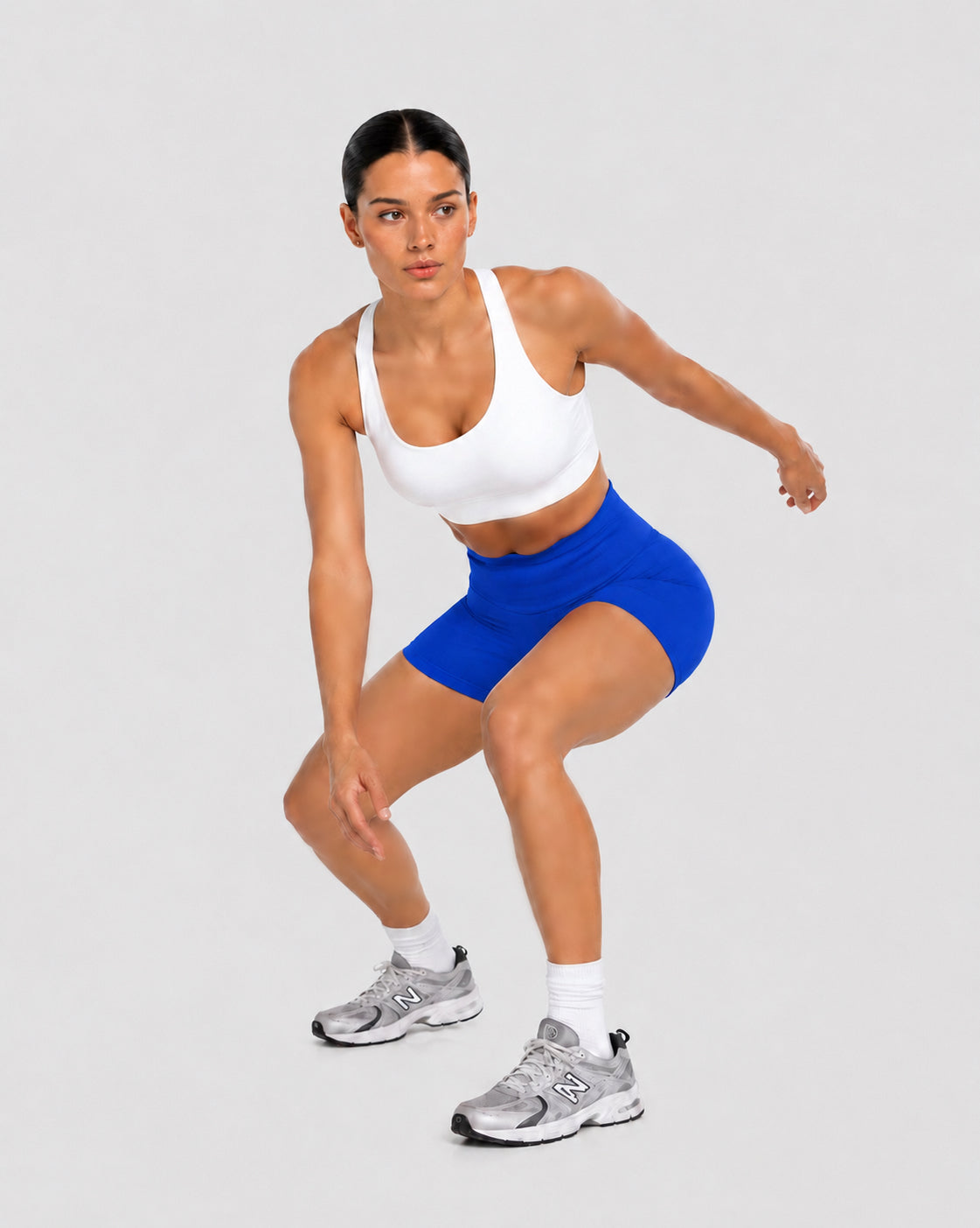 FitChic Avenue Sculpting High-Rise Shorts – Royal Blue