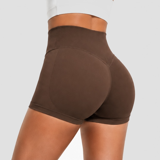 FitChic Avenue Sculpting High-Rise Shorts – Espresso