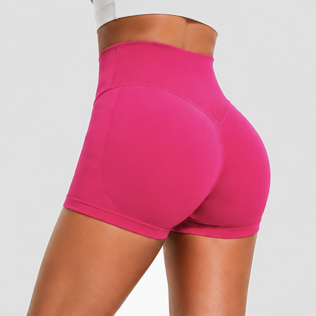 FitChic Avenue Sculpting High-Rise Shorts – Bright Fuchsia