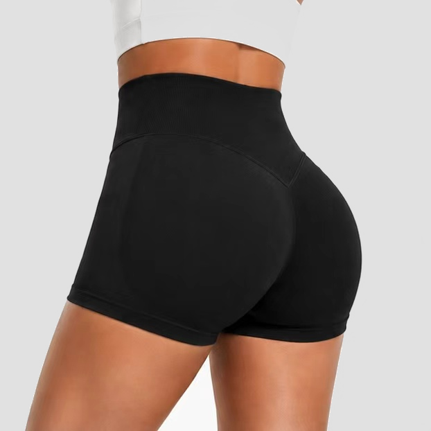 FitChic Avenue Sculpting High-Rise Shorts – Black